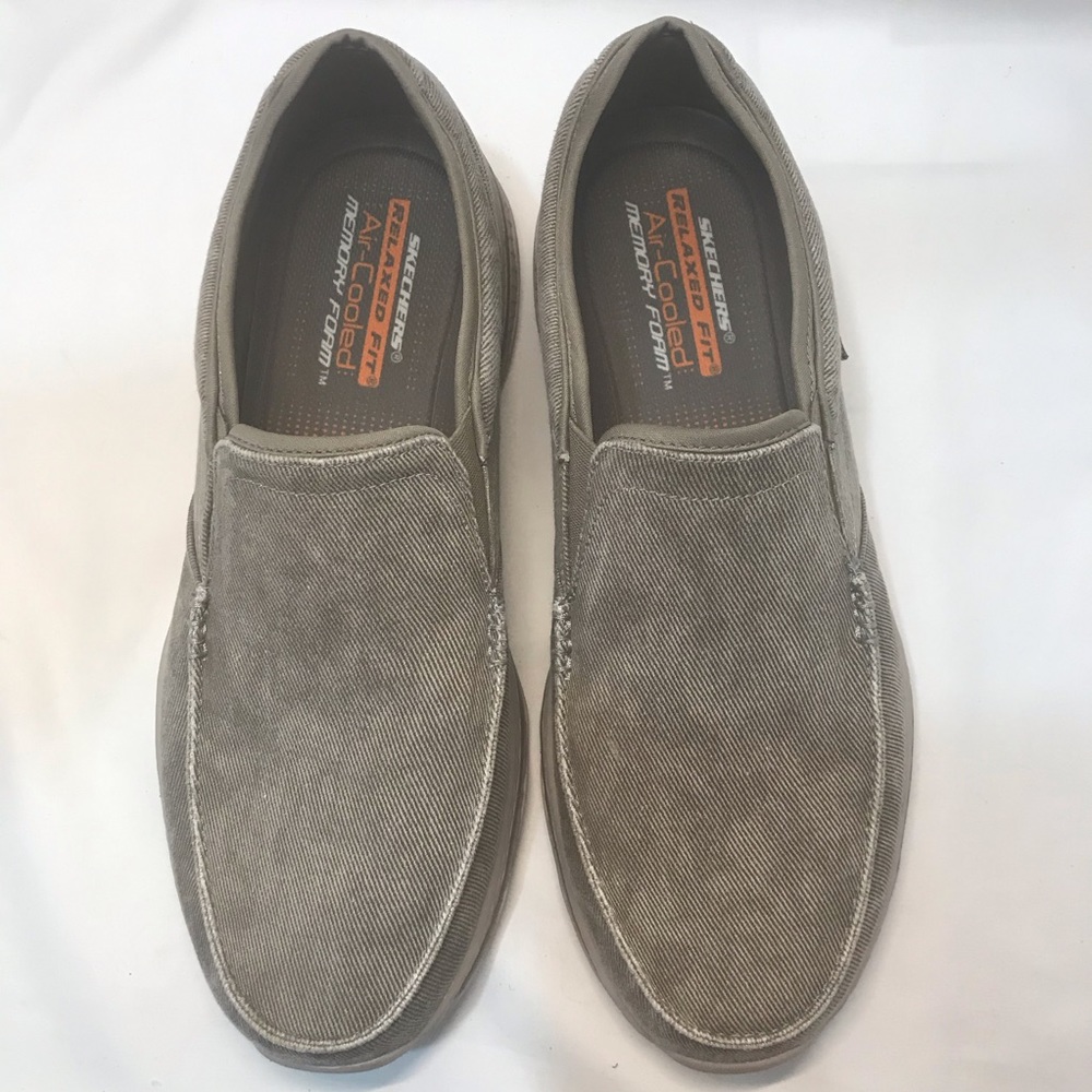 SKECHERS Men's Relaxed Fit Creston - Moseco Taupe